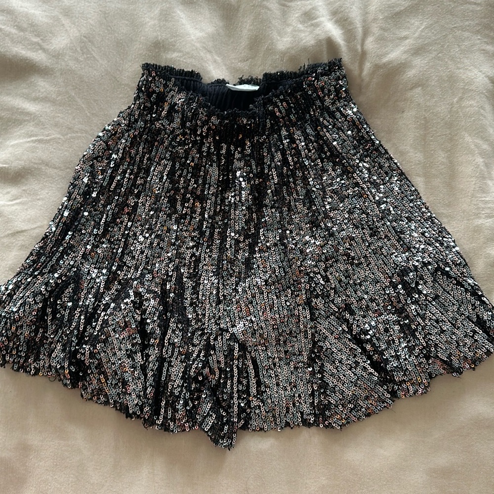 Super cute Zara sequin skirt